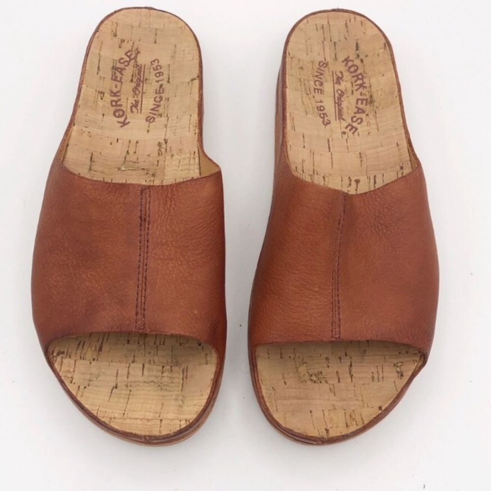Kork-Ease Tutsi Slide Sandal, Etiope Brown Leather